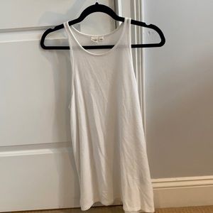 White high neck tank Gap